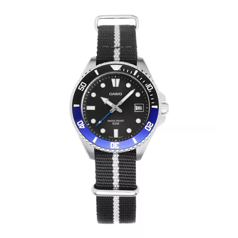 Casio MDV-10C-1A2VEF Orologio da sub da uomo nero acciaio inox resina