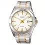 CASIO Orologio uomo analogico al quarzo MTP-1308SG-7A acciaio inox bicolore 43,5mm
