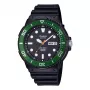 CASIO MRW-230H-1E3 orologio analogico al quarzo da uomo con quadrante nero e cinturino in resina nero, cassa 47,9mm