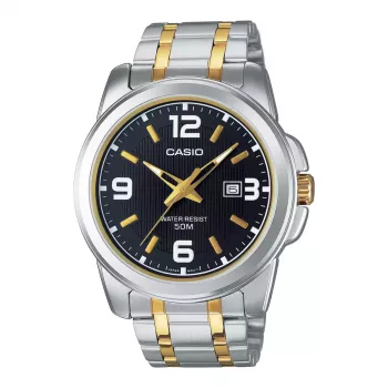 CASIO MTP-1314SG-1A Orologio da uomo analogico al quarzo Acciaio inossidabile 44,9mm