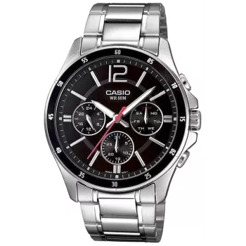 Casio MTP-1374D-1AV Orologio da uomo analogico al quarzo Acciaio inossidabile 43,5 mm