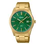 CASIO MTP-VD03G-3AUDF Orologio uomo analogico al quarzo 48mm quadrante verde acciaio inox