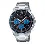 CASIO MTP1374D2AVDF Orologio uomo analogico al quarzo 43,5 mm acciaio inox quadrante blu