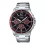 CASIO MTP1374D5AVDF orologio uomo analogico al quarzo acciaio inox quadrante marrone color argento 43,5mm