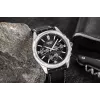 CASIO MTP1375L1AVDF Orologio analogico al quarzo uomo con cinturino in pelle, quadrante nero, 42 mm