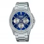 CASIO MTP1375PD2A1V Orologio analogico al quarzo uomo 43,8 mm acciaio inox quadrante blu