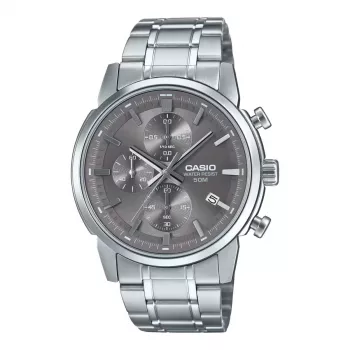 CASIO MTPE510D8AVDF Orologio uomo analogico al quarzo 42mm acciaio inox quadrante grigio
