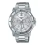 CASIO MTPVD300D-7EUD orologio uomo analogico al quarzo 45mm acciaio inox quadrante argento