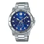 CASIO MTPVD300D2EUD Orologio al quarzo analogico uomo 45mm acciaio inox quadrante blu