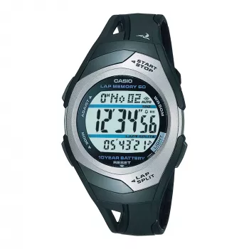 CASIO STR-300C-1VEF Unisex Orologio digitale 35,2mm Resina Nero
