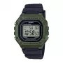 CASIO W-218H-3AVDF orologio digitale - resina verde, impermeabile 50m, retroilluminazione LED