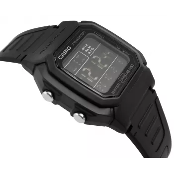 Casio W-800H-1BVES orologio digitale uomo - impermeabile 100m, movimento al quarzo
