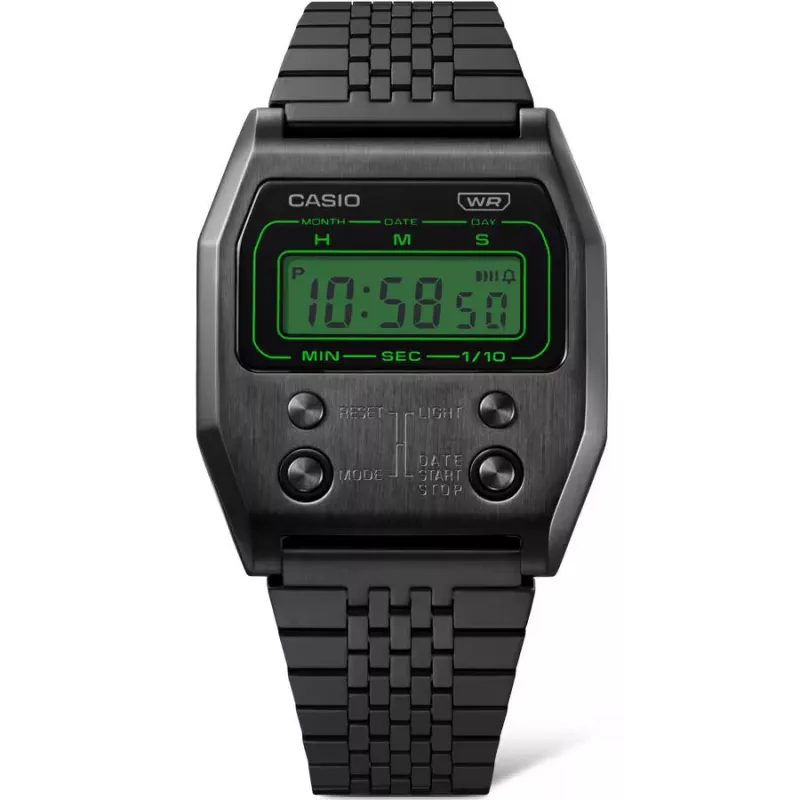 CASIO Orologio donna A1100B-1EF digitale acciaio inox 35mm