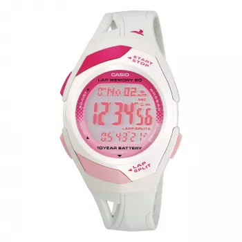 CASIO orologio digitale donna STR-300-7EG 35,2mm argento resina
