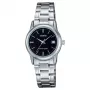 CASIO Orologio da donna analogico al quarzo LTP-V002D-1A 31mm acciaio inox