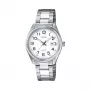 CASIO Donna LTP1302PD7BVE Orologio Analogico al Quarzo, 34,5mm Cassa in Acciaio Inox, Quadrante Argento, Datario