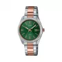 Orologio da donna CASIO analogico al quarzo LTP1302PRG3AV 34,5 mm oro rosa acciaio inox quadrante verde