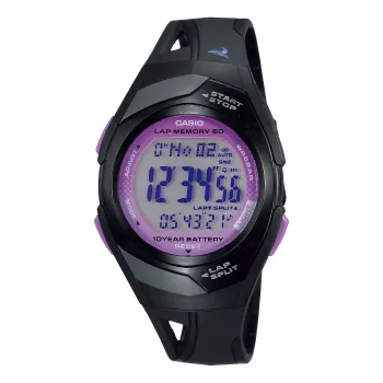 CASIO Orologio digitale donna STR-300-1CEG 35,2 mm nero in resina