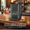 CASO IceBall Pro macchina automatica per sfere di ghiaccio – 130 W, 1,3 l, nero opaco