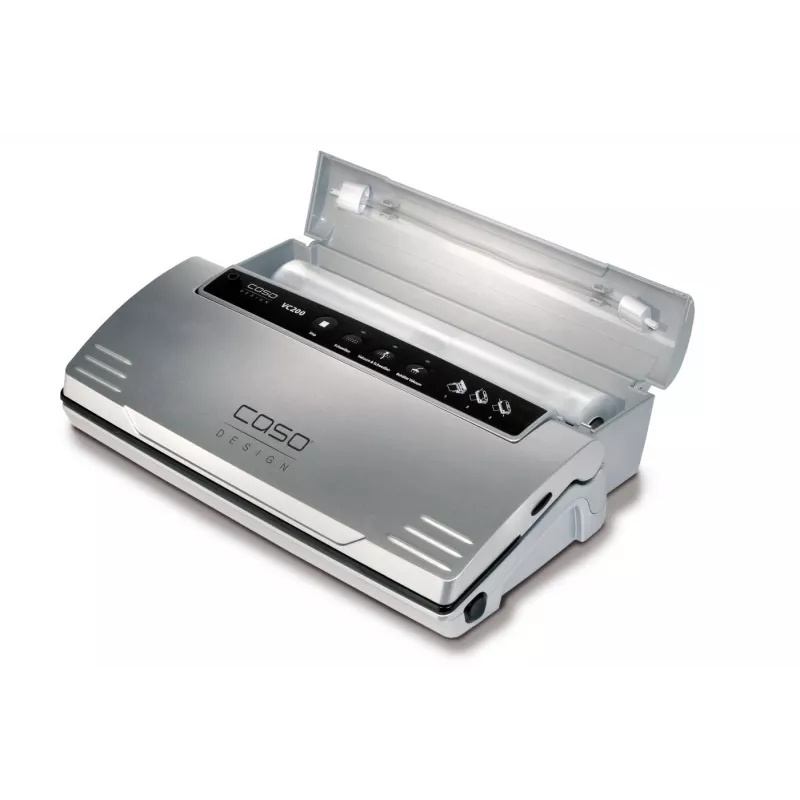 CASO VC200 sottovuoto a barra 120W con controllo della temperatura, argento