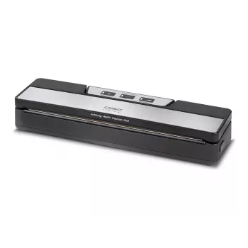 CASO VR 190 Advanced confezionatrice sottovuoto per barre – 100 W, controllo della temperatura, doppia saldatura, nero
