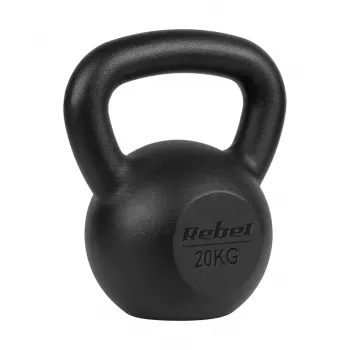 Kettlebell in ghisa 20kg, REBEL ACTIVE