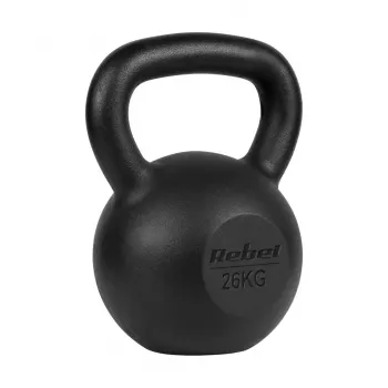 Kettlebell in ghisa 26kg, REBEL ACTIVE