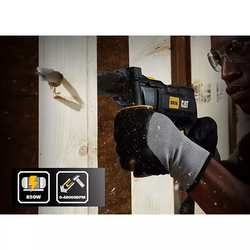 CATERPILLAR DX16 trapano a percussione con cavo 850W