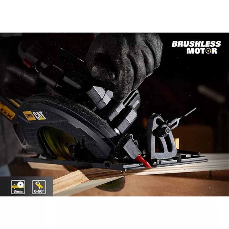Caterpillar DX53B sega circolare a batteria (solo utensile) 18V 165mm