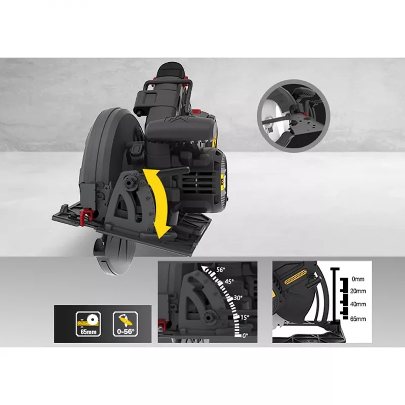 Caterpillar DX53B sega circolare a batteria (solo utensile) 18V 165mm