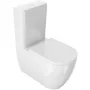 CCTP00503BBSE WC a seduta con cassetta, sedile soft-close, Dual Flush 4,5/3L, bianco