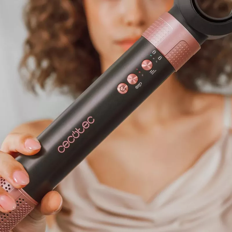 Cecotec Bamba CeramicCare 14-in-1 AirGlam multi-styler ad aria calda nero