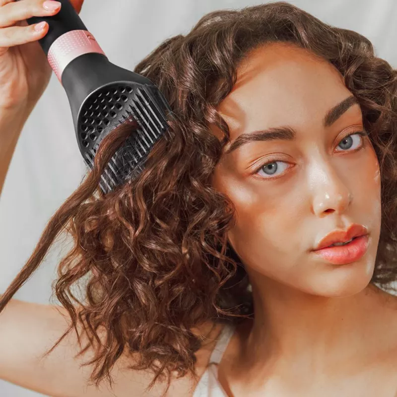 Cecotec Bamba CeramicCare 14-in-1 AirGlam multi-styler ad aria calda nero