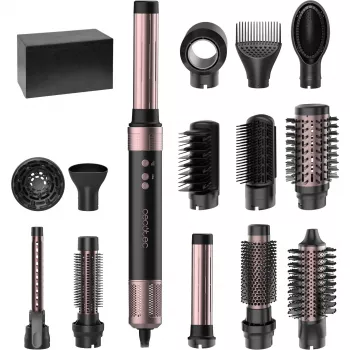 Cecotec Bamba CeramicCare 14-in-1 AirGlam multi-styler ad aria calda nero
