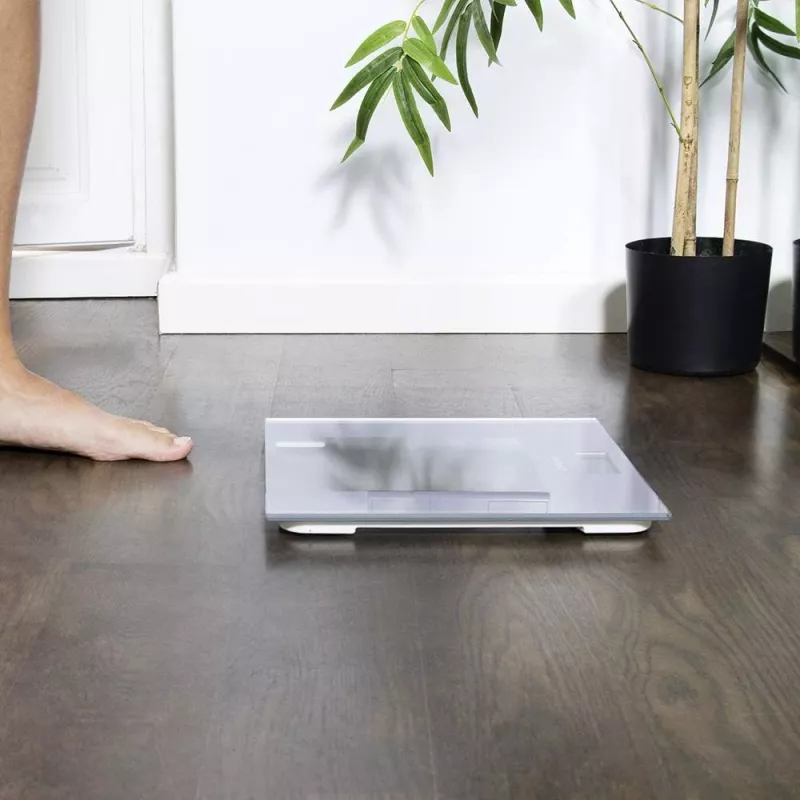 Cecotec Bilancia pesapersone Surface Precision Healthy peso massimo 180 grigio/trasparente