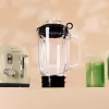 Cecotec Mixer Power Black Titanium RetroGreen, 1200 W, caraffa in vetro da 1,5 L, verde