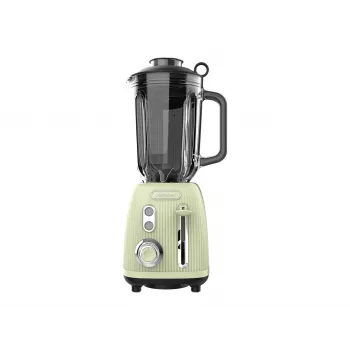 Cecotec Mixer Power Black Titanium RetroGreen, 1200 W, caraffa in vetro da 1,5 L, verde