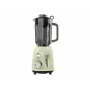 Cecotec Mixer Power Black Titanium RetroGreen, 1200 W, caraffa in vetro da 1,5 L, verde