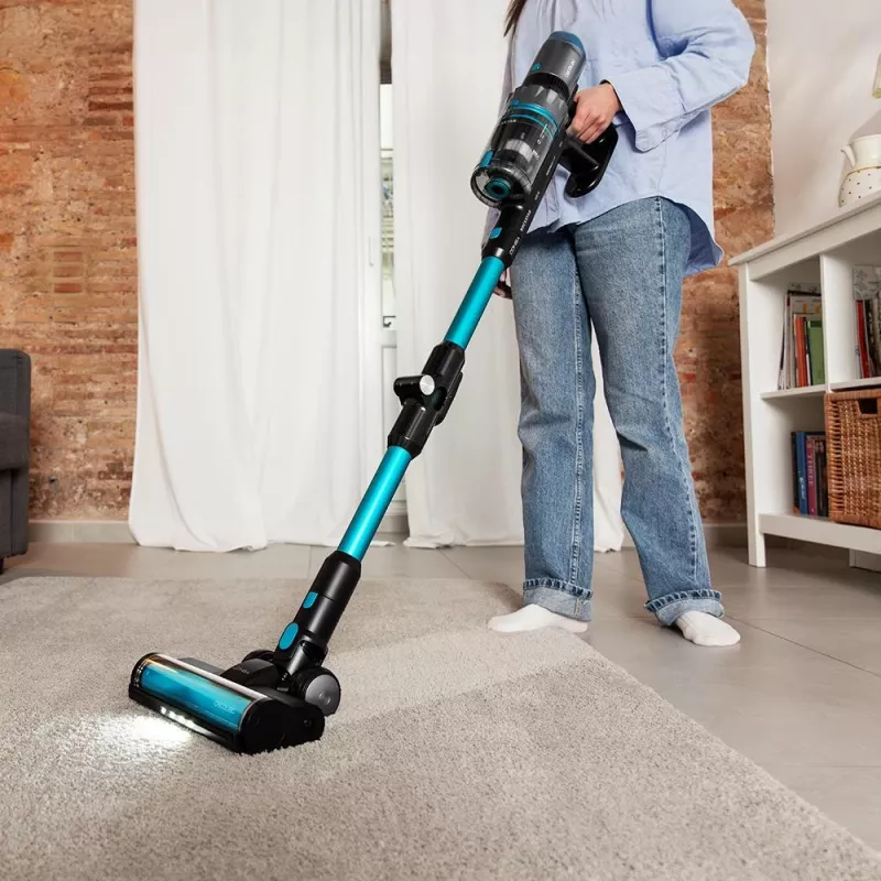 Cecotec Conga Rockstar 2500 Thunder Pet Flex aspirabriciole con filo 400W 33,6V 65min nero/blu