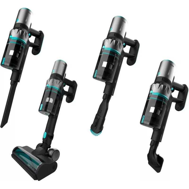 Cecotec Conga Rockstar 2500 Thunder Pet Flex aspirabriciole con filo 400W 33,6V 65min nero/blu