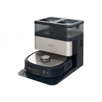 Cecotec Conga Z100 robot aspirapolvere, aspirazione a umido e a secco, 20000 Pa, 320 min di autonomia, 5200 mAh, contenitore polvere 3 L, nero
