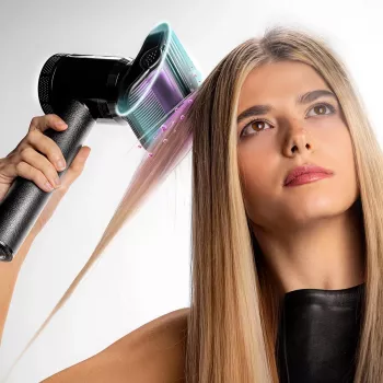 Cecotec Asciugacapelli DryGlam Waves i-Sensor Pro 1600 W nero accessorio diffusore