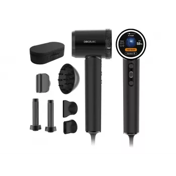 Cecotec Asciugacapelli DryGlam Waves i-Sensor Pro 1600 W nero accessorio diffusore