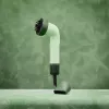 Cecotec Asciugacapelli IoniCare Dry&Keratin Olive 1200 W funzione ionica 1 livello di temperatura verde