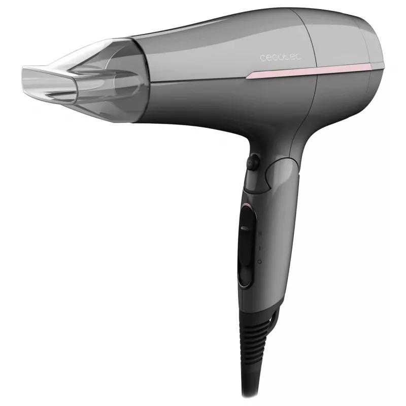 Cecotec IoniCare Power&Go Heaven Asciugacapelli ionico 2000 W con diffusore, grigio