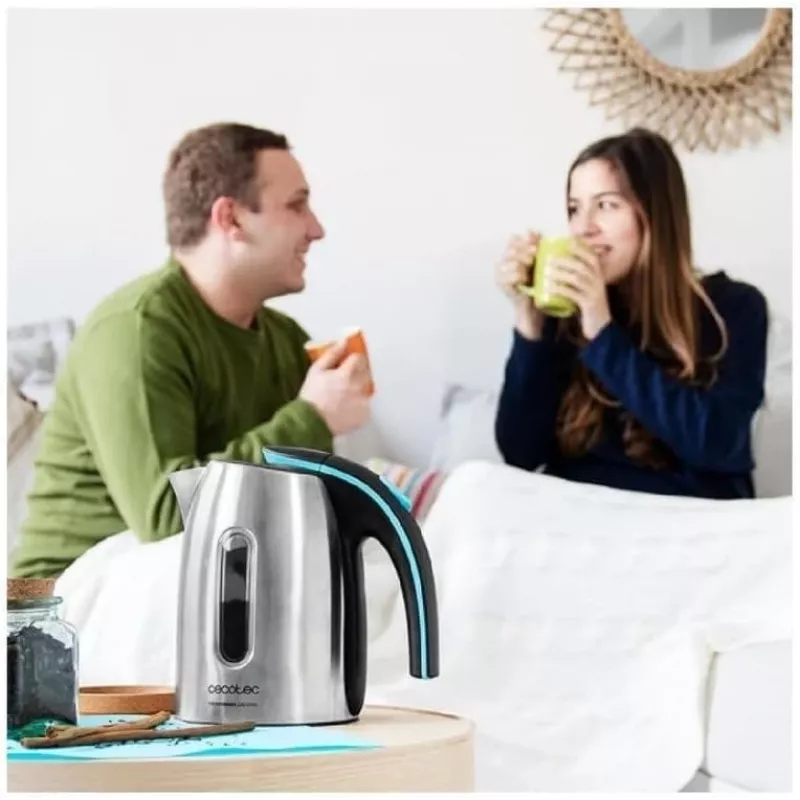 Cecotec Bollitore ThermoSense 220 Steel Elettrico 1630 W 1,2 L Acciaio inox Base rotante 360°
