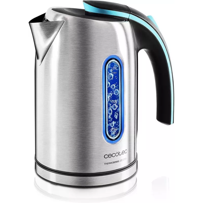 Cecotec Bollitore ThermoSense 220 Steel Elettrico 1630 W 1,2 L Acciaio inox Base rotante 360°