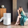 Cecotec Climatizzatore mobile ForceClima 7550 Style Connected, 7000 BTU/h, bianco, Wi-Fi, telecomando