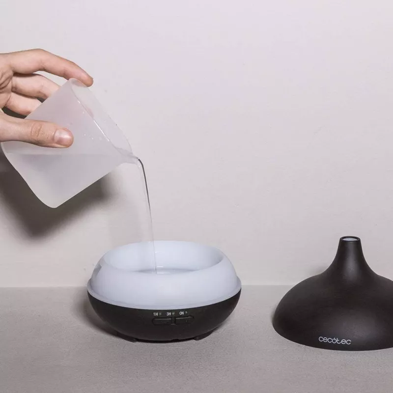 Cecotec Pure Aroma 150 Yin Diffusore di aromi a ultrasuoni 7 W Nero
