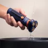 Cecotec rasoio PrecisionCare Aluminium Pro, autonomia 80 min, bagnato e asciutto, blu
